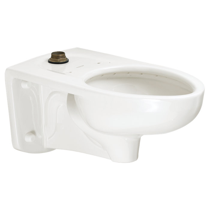 American Standard Afwall DualFlush Elongated WallMount Toilet with